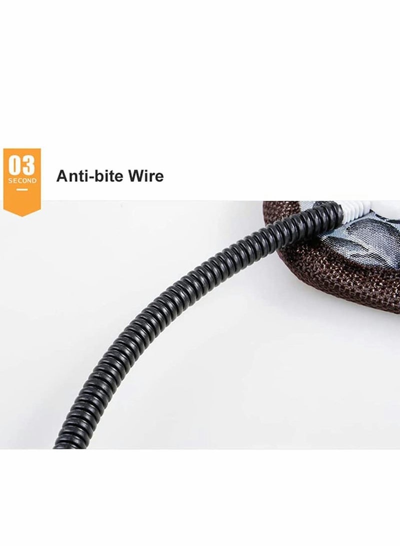 Pet Heating Pad, Waterproof Electric Heating Mat Indoor, Adjustable Warming Mat, Pets Heated Bed With Chew Resistant Steel Cord, For Dog, Cat, Rabbit (17.7 x 17.7 Inch, Rose Pattern)