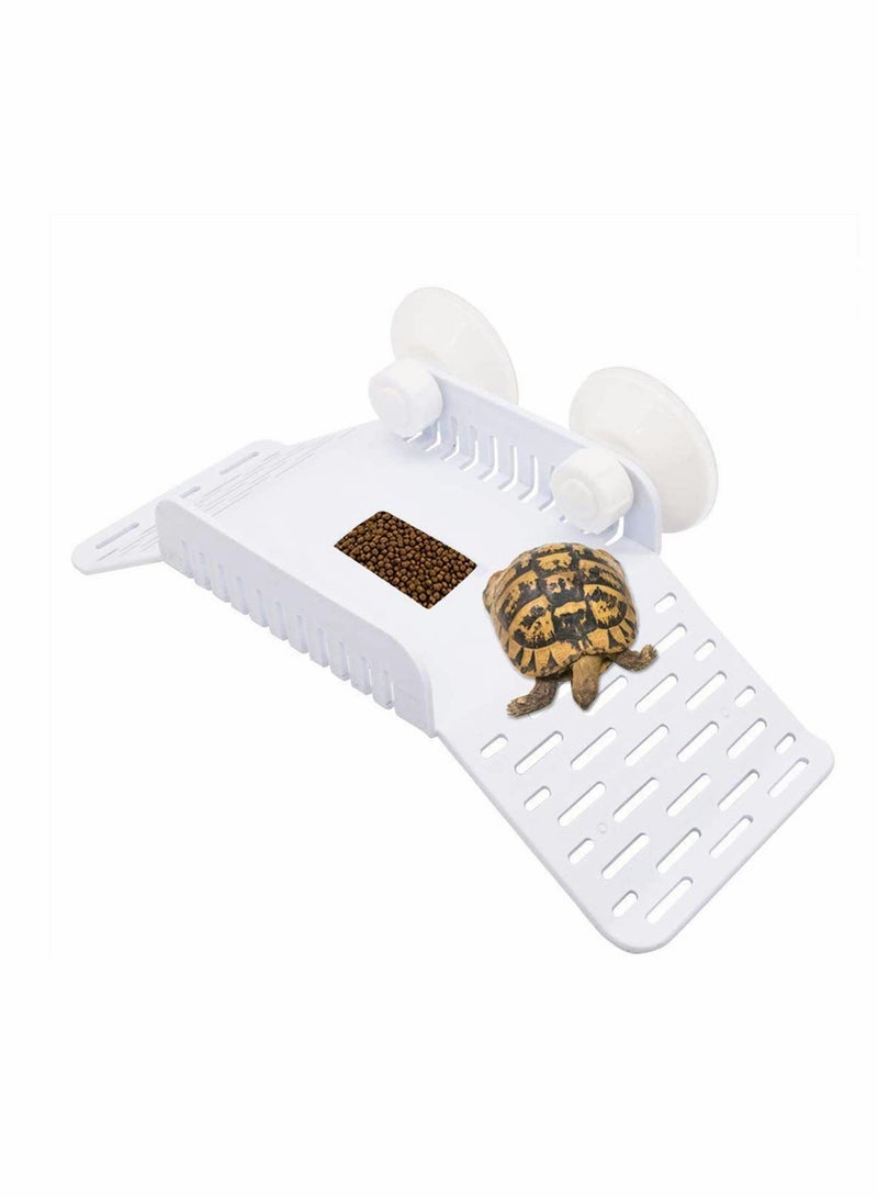 Turtle Basking Floating Platform, Turtles Climbing Dock Crawling Rest Island Aquarium Fish Tank Decor for Small Reptile Tortoise Frog Newt Terrapin