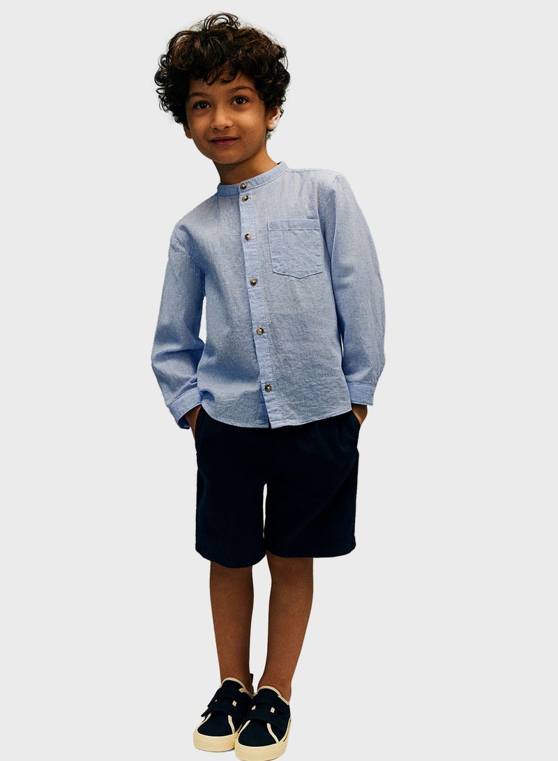 Kids Button Down Shirt