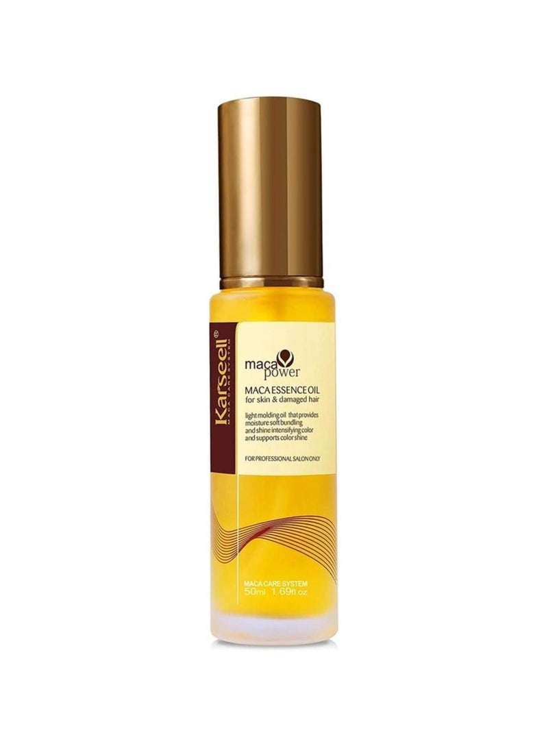 Moroccan Argan Oil for Hair Healing Cold Pressed Weightless Argan Oil Hair Serum for Dry Damaged Hair 50ml