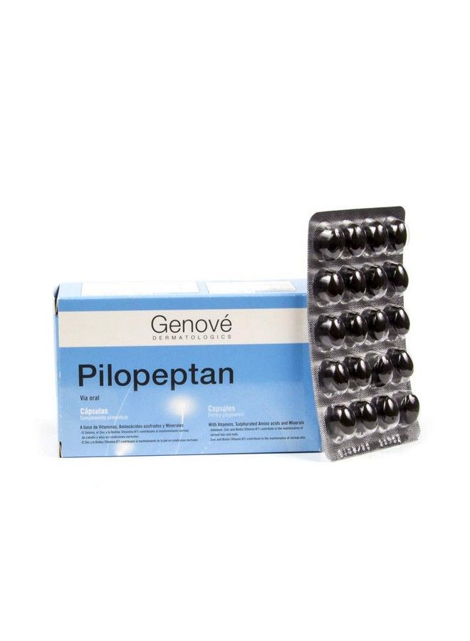 Pilopeptan 60 Capsules  Hair Care  Treatment To Stop Hair Loss  Hair Regrowth Treatment For Women And Men  Vitamins  Provide Nutrients To Your Hair To Stop Hair Loss  Active Ingredients