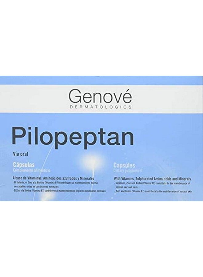 Pilopeptan 60 Capsules  Hair Care  Treatment To Stop Hair Loss  Hair Regrowth Treatment For Women And Men  Vitamins  Provide Nutrients To Your Hair To Stop Hair Loss  Active Ingredients