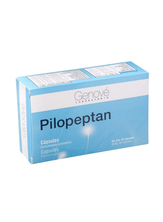 Pilopeptan 60 Capsules  Hair Care  Treatment To Stop Hair Loss  Hair Regrowth Treatment For Women And Men  Vitamins  Provide Nutrients To Your Hair To Stop Hair Loss  Active Ingredients