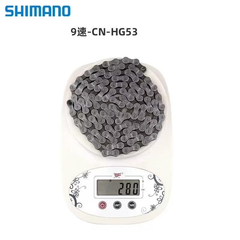 SHIMANO HG Series Bike Chains 8/9/10 SpeedHG53 bulk 9 speed 112 knots HG53 bulk 9 speed 112 knots