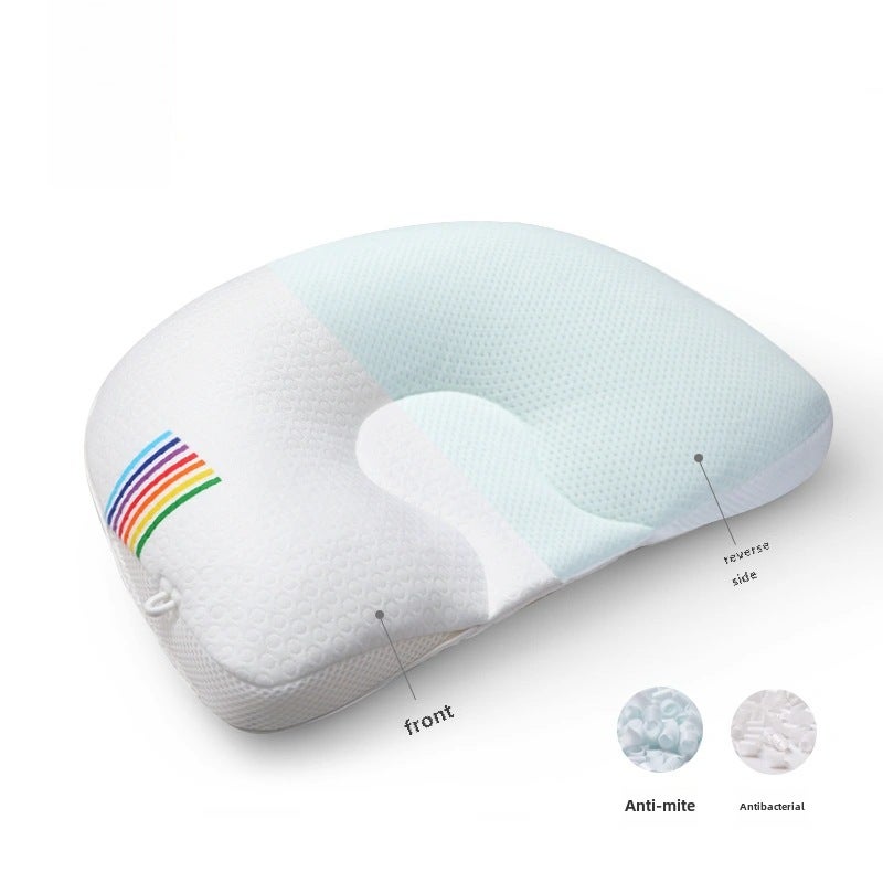 bebebus Baby Pillow Newborn Child Growth Pillow Anti-deflection Head Correction Head Type Baby Breathable Stretting Pillow