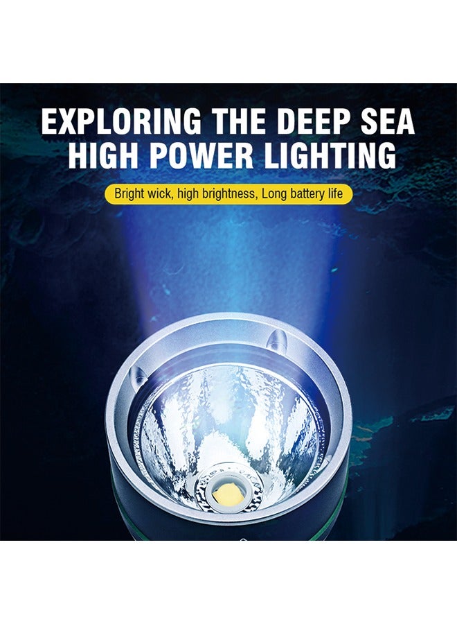 S3 Deep Sea Diving Flashlight - High-Intensity Underwater Photography Light, Waterproof and Durable