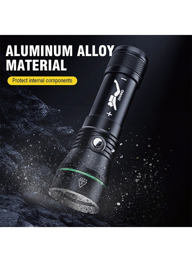 S3 Deep Sea Diving Flashlight - High-Intensity Underwater Photography Light, Waterproof and Durable