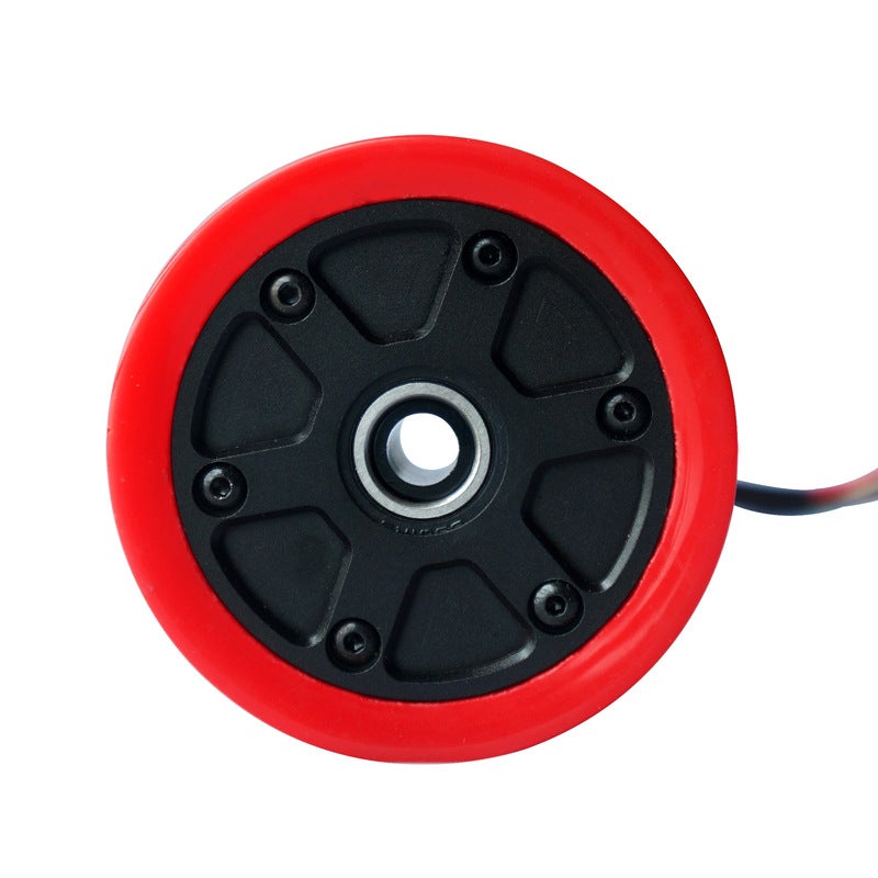 Faraday DIY four-wheel skateboard perforated motor 75mm 83mm 90mm electric skateboard detachable hub Red