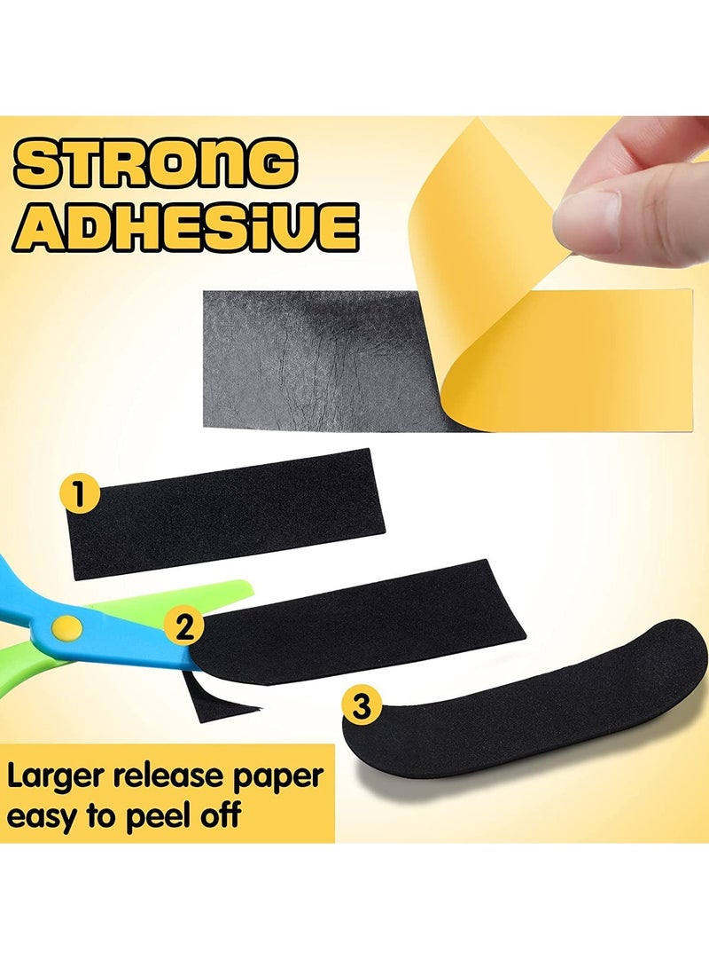 Non-Slip Black Foam Grip Tape for Fingerboards and Skateboards Adhesive Stickers for Enhanced Control