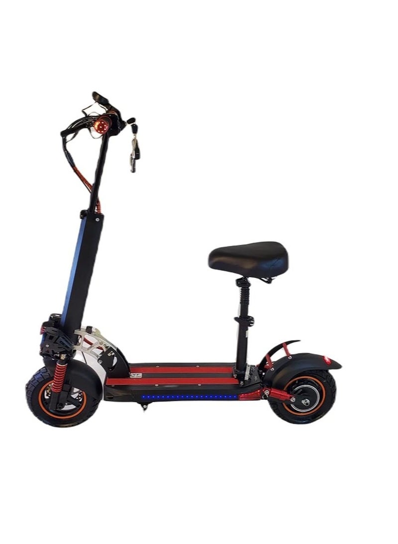 E-Scooter E20 - 1000W Motor, Max Speed 85km/h, 40km Range, Foldable Design, Anti-Theft RC, LED Display, Durable Construction, Comfortable Ride, Safety Lights