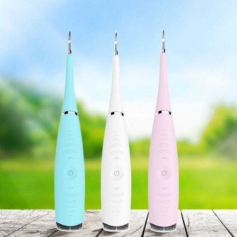 Laixiu generation household electric tooth cleaner ultrasonic tartar tooth stone remover tooth care instrumentWhite White