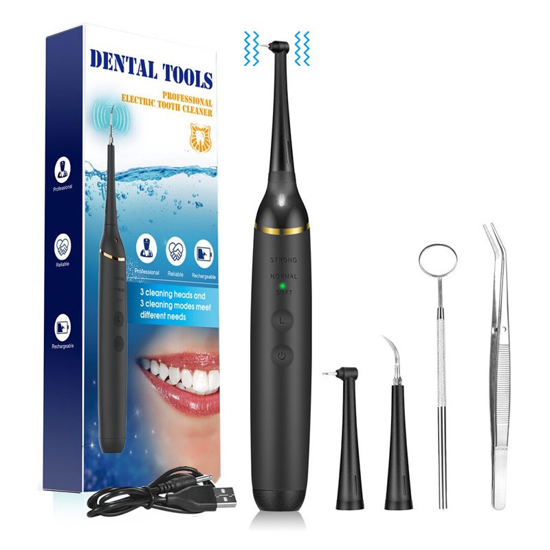 Electric Dental Cleaner Teeth Whitening CareBlack (English Neutral Blue Box) Black (English Neutral Blue Box)