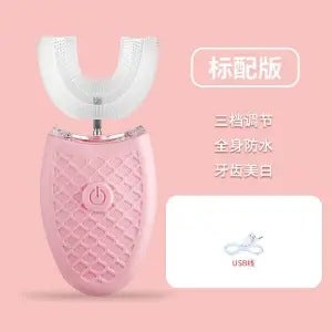 Smart U-Shaped Sonic Whitening ToothbrushPink Pink