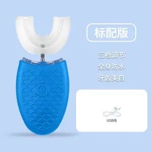 Smart U-Shaped Sonic Whitening Toothbrush Blue