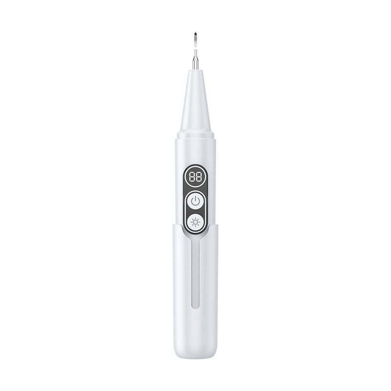 Ultrasonic Electric Tooth Cleaner Plaque Remover 2339 invisible white