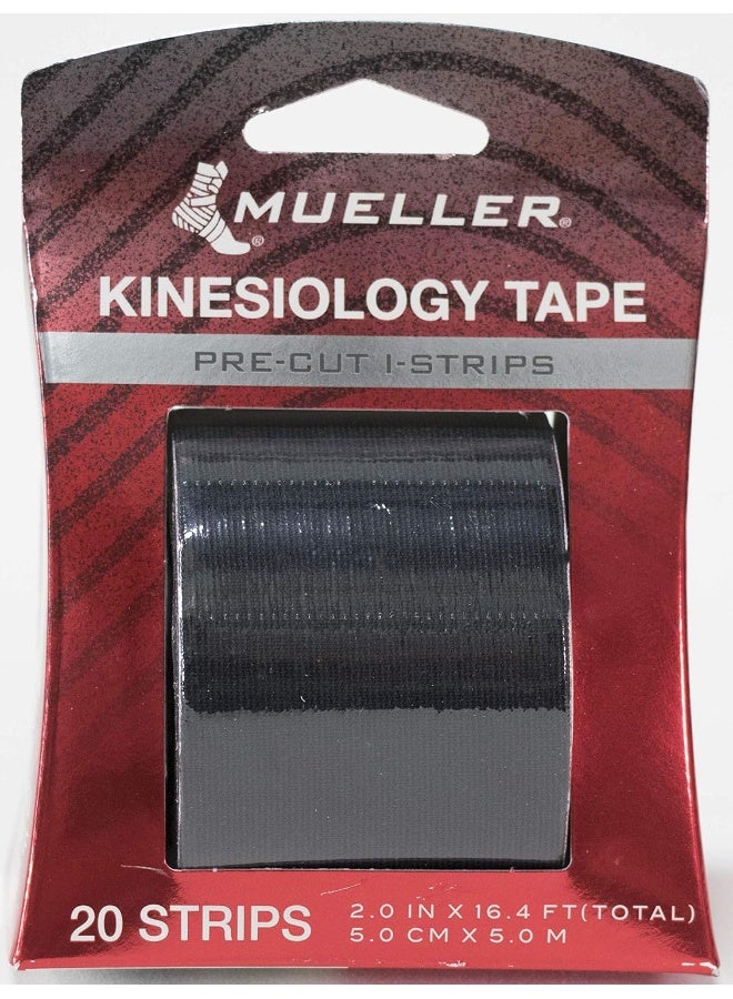 Sports Medicine Kinesiology Tape I-Strip Roll (20 Strips)