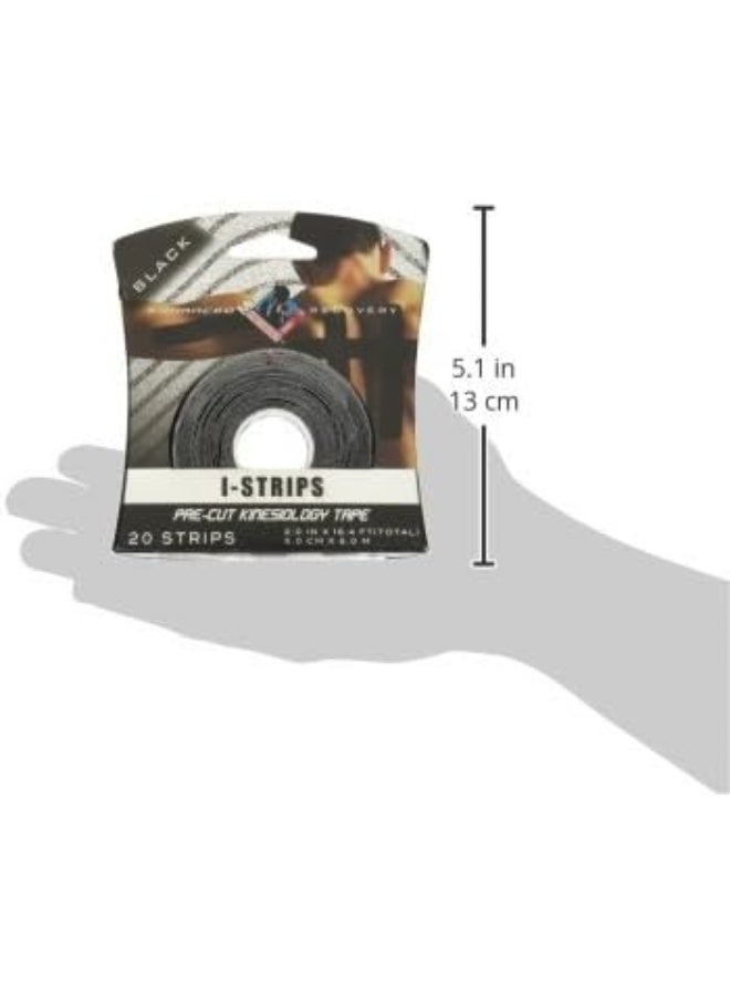 Sports Medicine Kinesiology Tape I-Strip Roll (20 Strips)