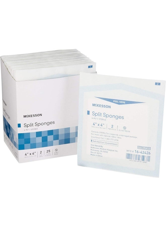 I.V. / Drain Split Dressing 6Ply Sterile 4