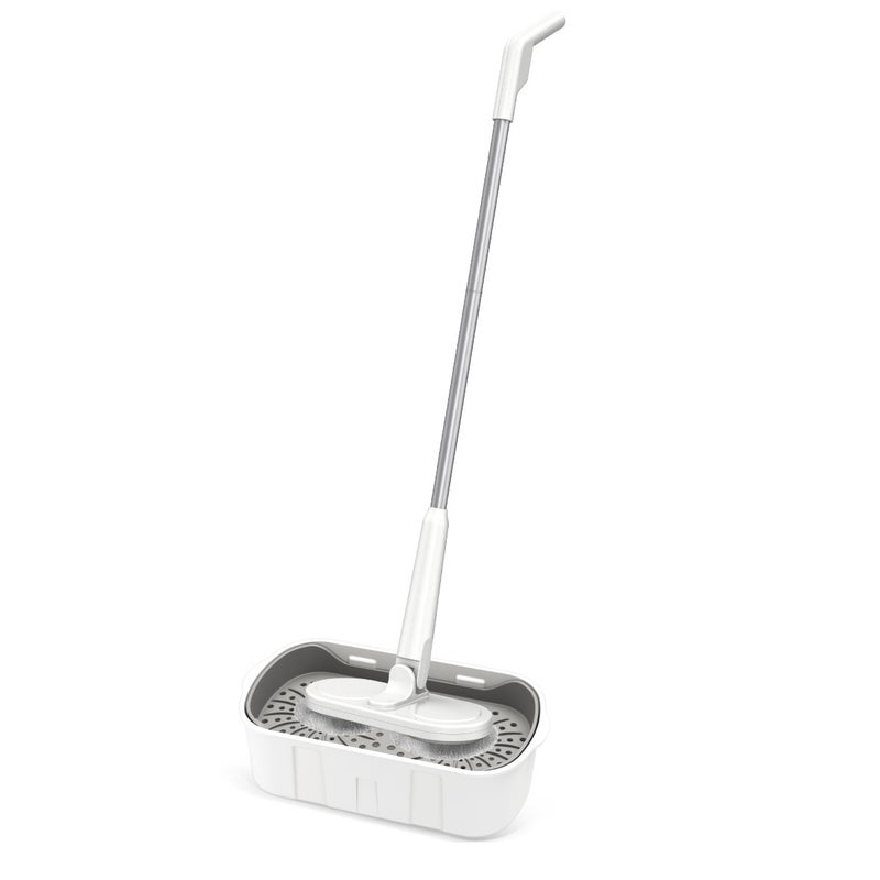 Wireless Electric Mop Spin and Clean S4 no water spray White + hands-free Basin