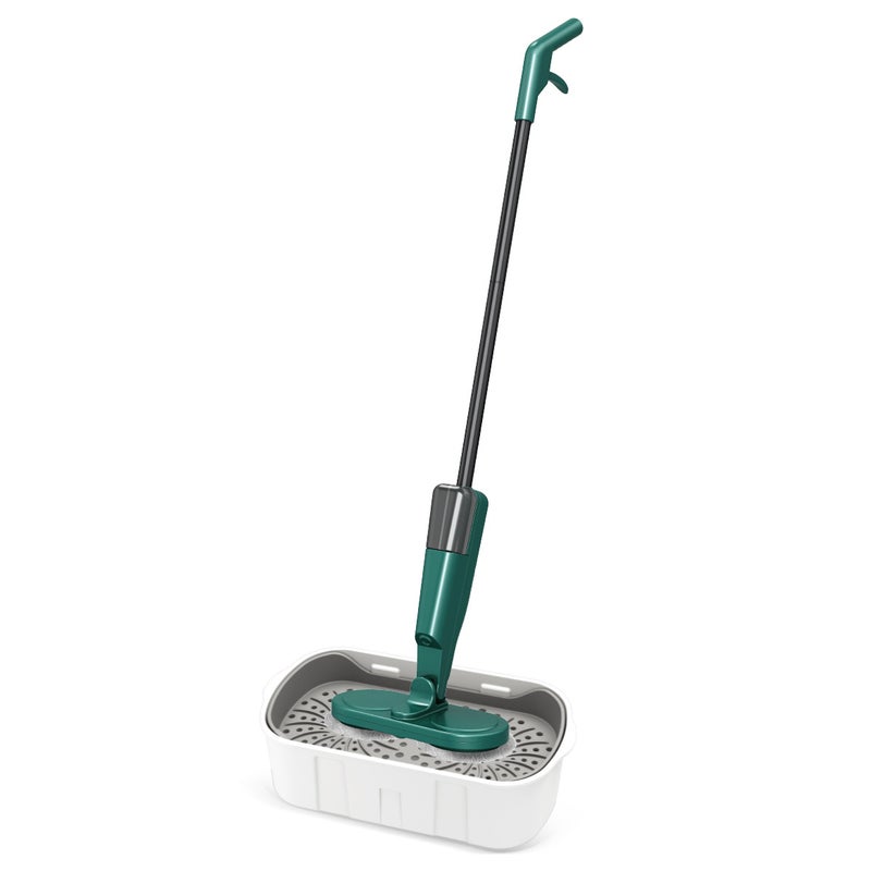 Wireless Electric Mop Spin and Clean S green hands-free basin