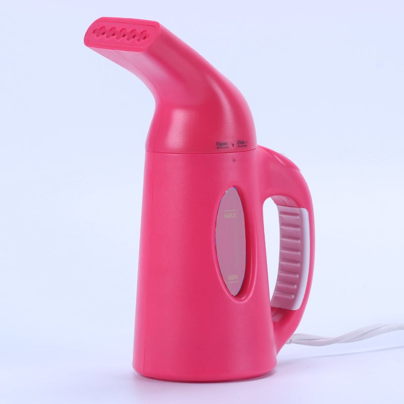 Handheld steam steamer 850W household ironing brush steam iron garment steamer Rose Red