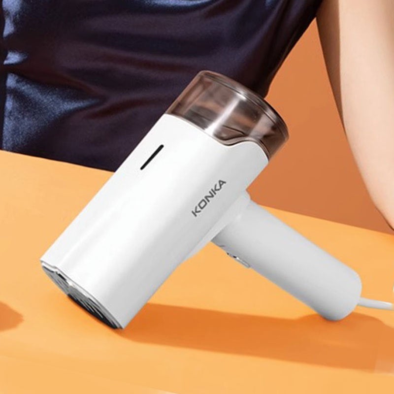 Compact Handheld Garment Steamer Dormitory [national standard konka brand] 1222-white foldable handheld