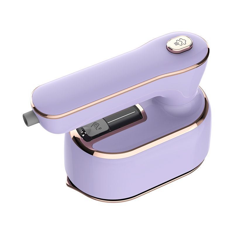 New Mini Portable Steam Iron Rotating Garment Steamer Violet