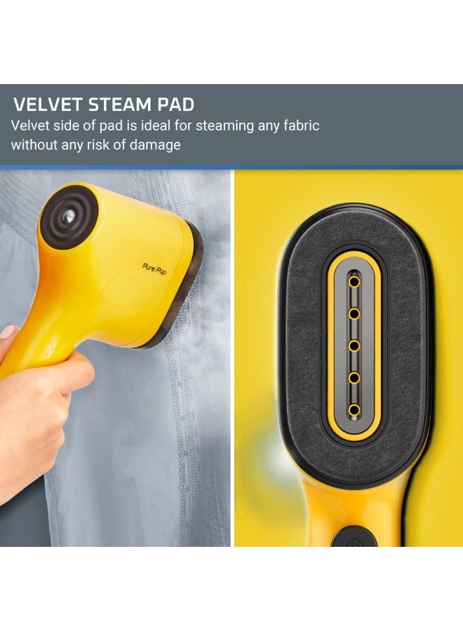 Pure Pop Hand Steamers, Handheld, Yellow