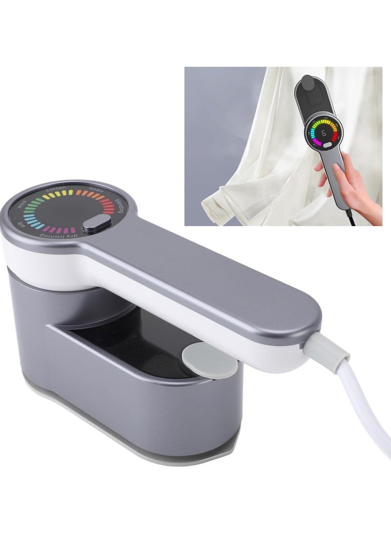 Clothes Steamer, Small Portable Steamer - 6 Smart Modes, Handheld Clothes Steamer, 120ml Water Tank, Foldable Steamer for Travel and Home Use - Gold.