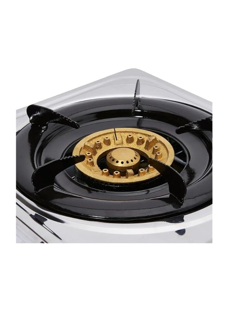 Tolosonic Single Burner Stainless Steel Cooktop, Highly efficient Blue Flame, (TS-GS121)