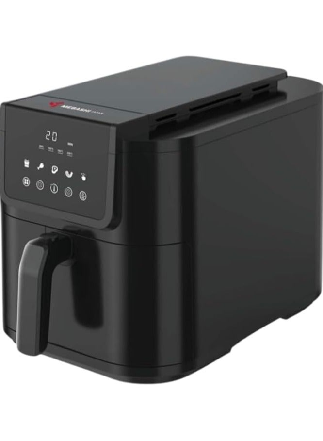 MEBASHI Air Fryer with LED Display, 8L Capacity, Black (ME-AF979)