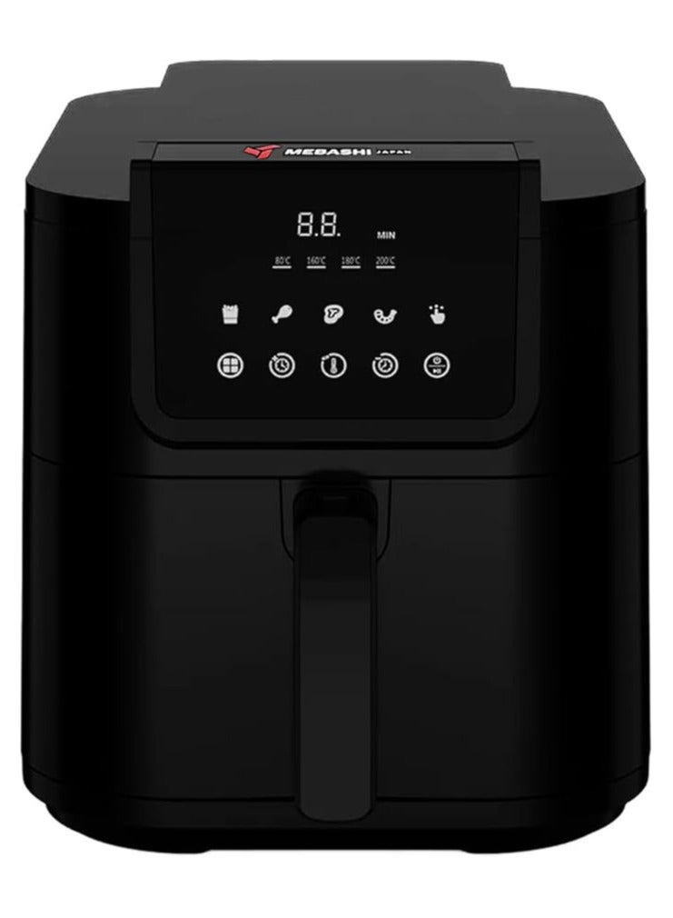 MEBASHI Air Fryer with LED Display, 8L Capacity, Black (ME-AF979)