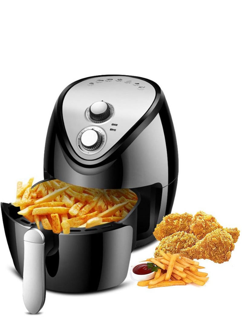 Smart Air Fryer 1300W High Power 5.5L Large Capacity Fume Free Household Air Fryer with New Generation Technology for Oil Free Cooking