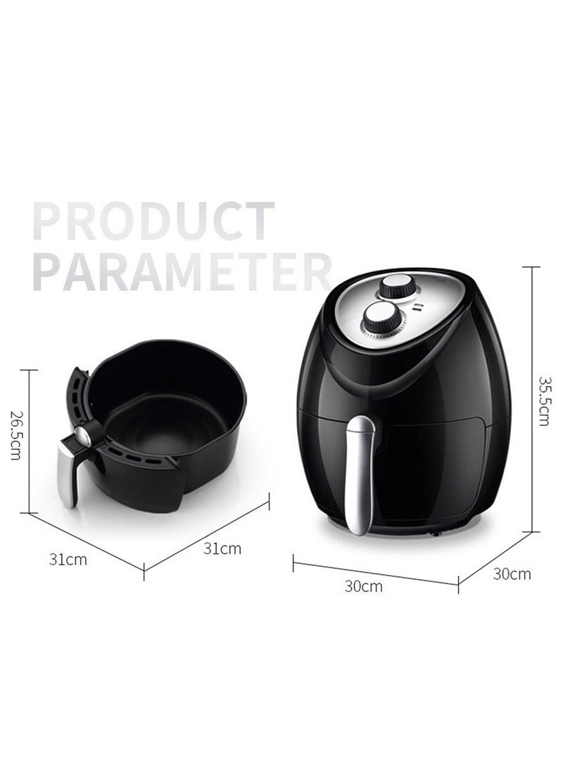 Smart Air Fryer 1300W High Power 5.5L Large Capacity Fume Free Household Air Fryer with New Generation Technology for Oil Free Cooking