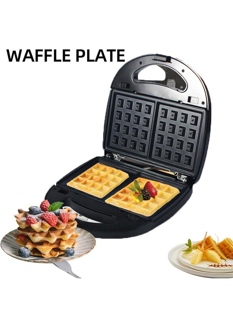 6-in-1 Breakfast Maker:,Sandwich, Waffle, Shell Cake Machine ,Electric Cake Stall & Nut Roaster ,Multifunctional Kitchen Appliance