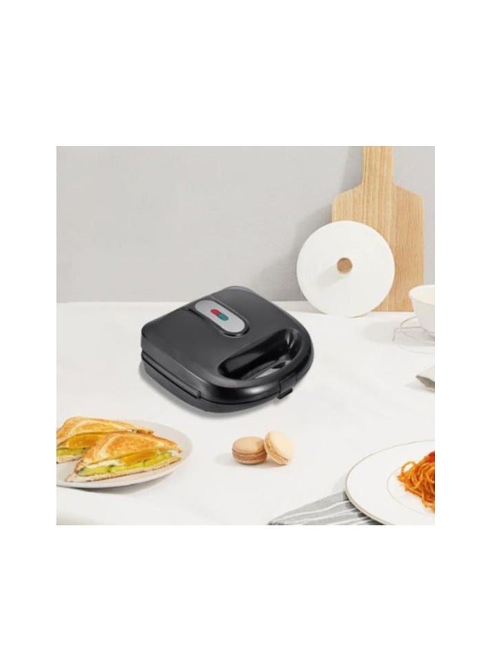 3-in-1 Waffle Sandwich Maker with Removable Plates, 750W Non-Stick Electric Panini Press, Waffle Iron & Sandwich Toaster, Easy Clean