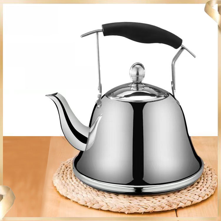 Stainless steel kettle large capacity non-magnetic thickened sound kettle commercial kettle sound pot factory direct sales Stainless steel natural color