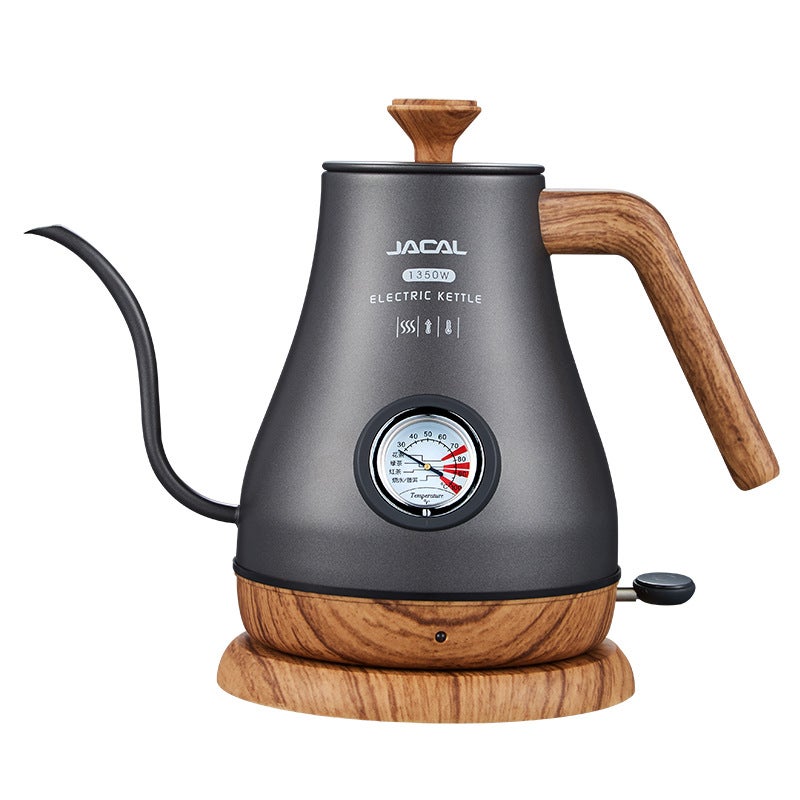 Pigeon Long Spout Electric Kettle with Temperature Display Dark gray (insulation)