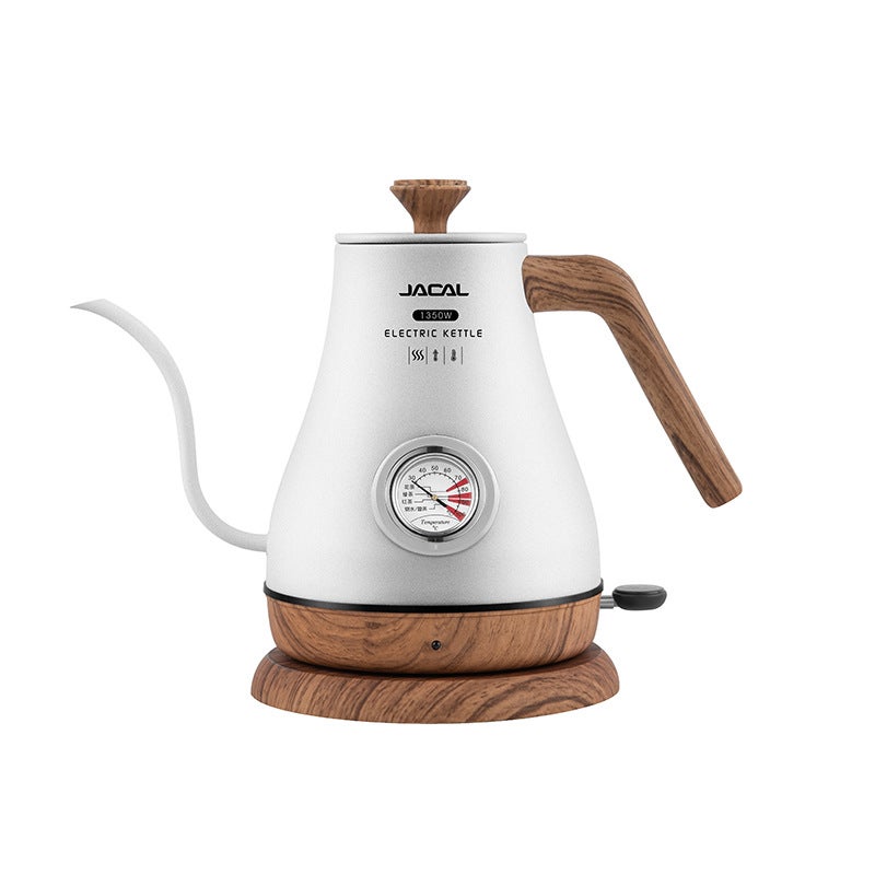 Pigeon Long Spout Electric Kettle with Temperature Display White