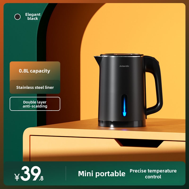 Mini Dorm Kettle with Insulation for Students Ordinary [black]]