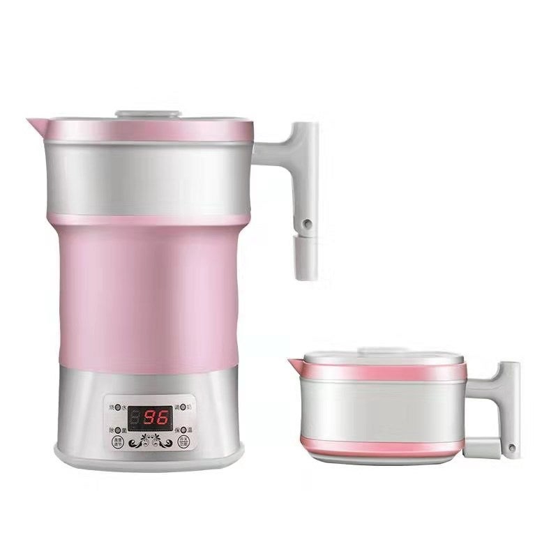 110V220V Universal Silicone Travel Kettle Pink beauty rules