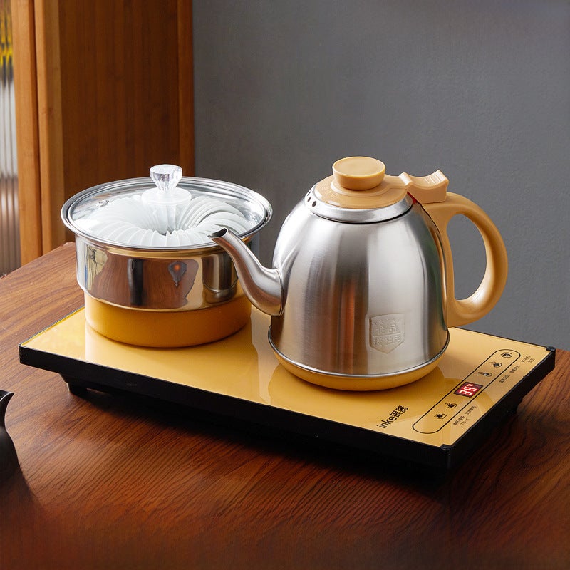 Automatic Anti-Scald Tea Maker Kettle Set Stainless steel bottom water feeding