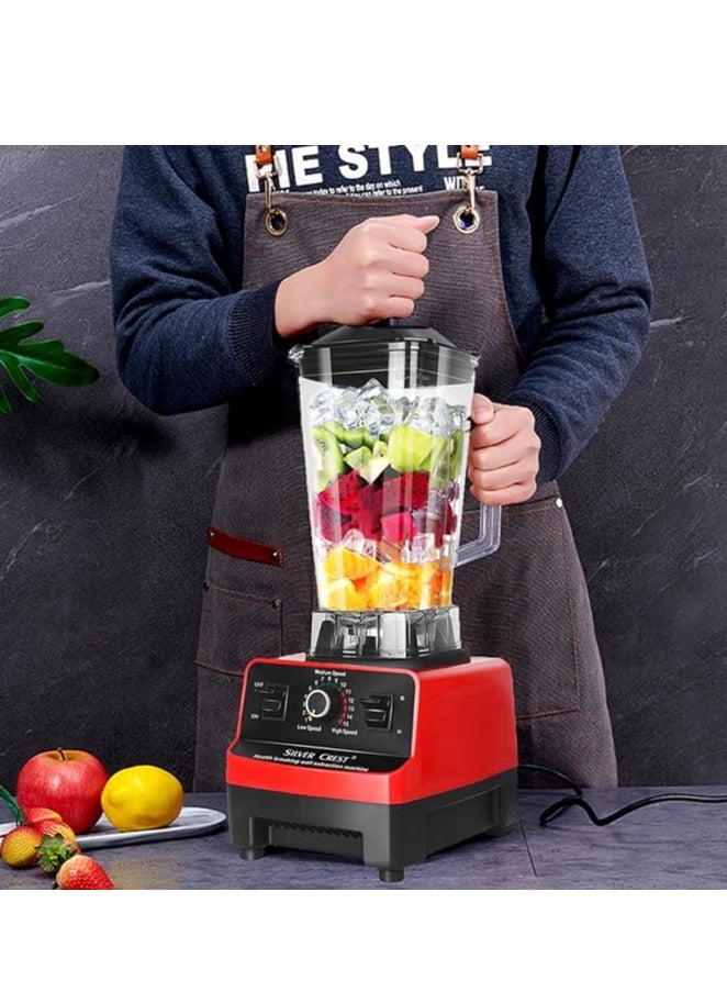 Silver Crust Multi Blender Mixer Juicer Food Professional With Smart 15 Timer Speed Quick Arrow/4500W/Multicolour