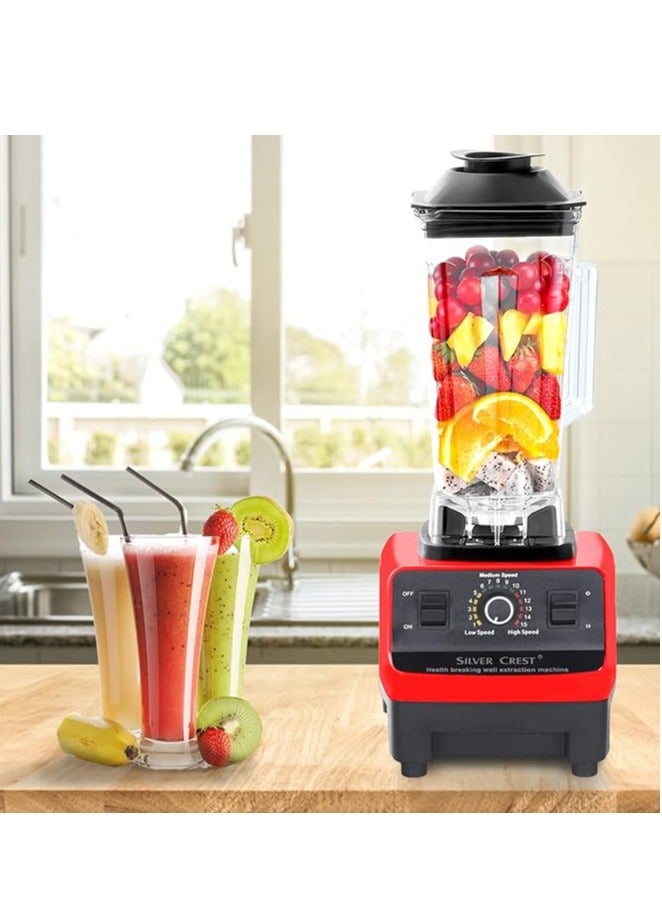 Silver Crust Multi Blender Mixer Juicer Food Professional With Smart 15 Timer Speed Quick Arrow/4500W/Multicolour