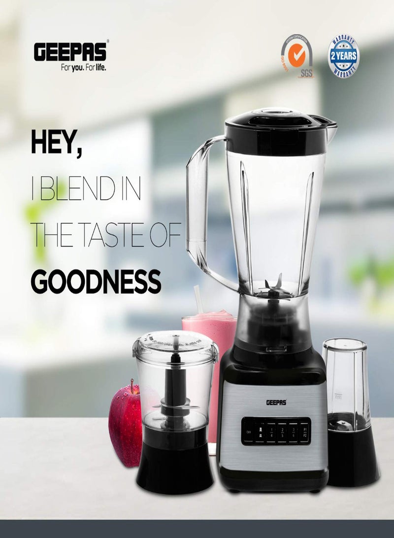 3-In-1 Multifunctional Blender 1.5 L 500.0 W GSB44021UK Silver/Black/Clear