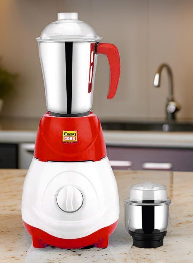 Beauty Plus 550 Watt Mixer Grinder | Multipurpose Heavy Duty Mixer Grinder with 2 Stainless Steel Jars (1L & 100ml) - Stainless Steel Blades | 3 Speed with Incher