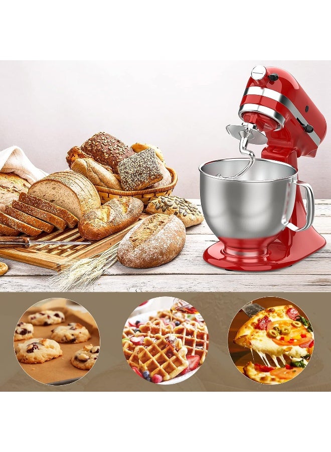 Spiral Dough Hook Accessories for Kitchenaid Stand Mixer,  Fully Stainless Steel K45DH Dough Hook for Kitchen aid 4.5/5 Quart Tilt-Head Stand Mixer, Mess Free Mixer Accessory, Dishwasher Safe