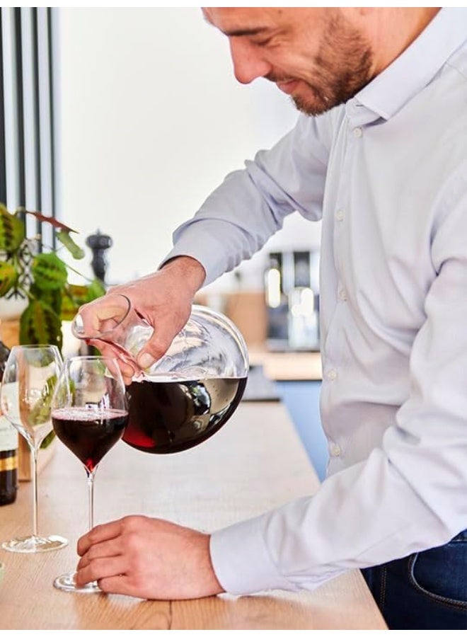 Peugeot Evolution Carafe To Enhance Tasting Of Young Red Wines For 75Cl Bottle Double Position Right Or Inclined Made In Europe