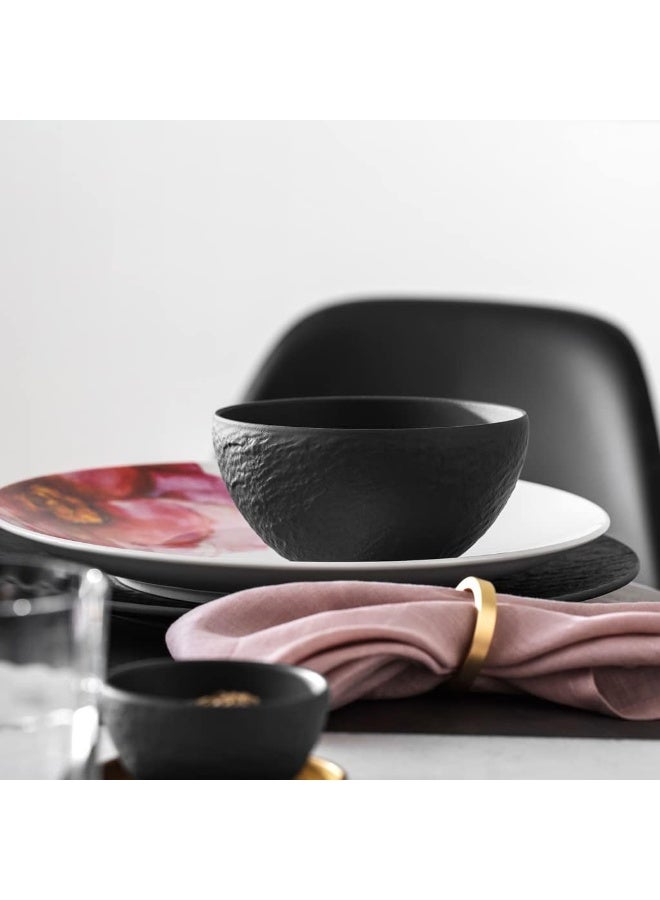- Manufacture Rock Bowl, 650 ml, Premium Porcelain, Dishwasher-safe, microwave-safe, Black