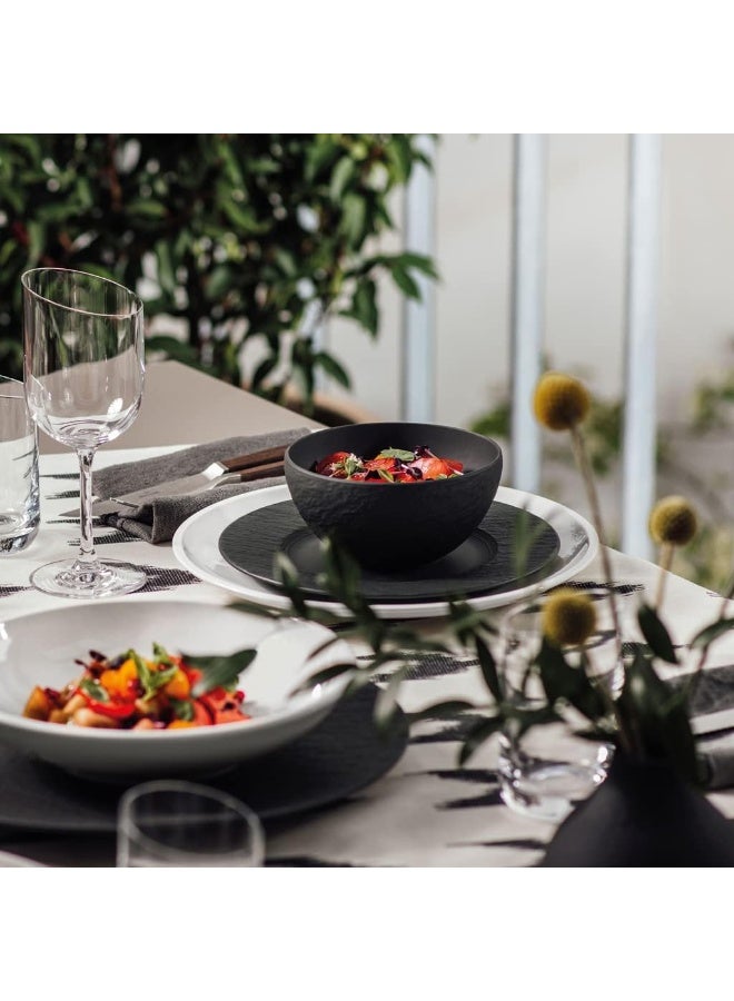 - Manufacture Rock Bowl, 650 ml, Premium Porcelain, Dishwasher-safe, microwave-safe, Black
